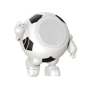 Haut-parleur robot intelligent BT, sans fil, mignon, portable, petit pistolet en acier, TWS stéréo, mini haut-parleurs longue endurance LXL12