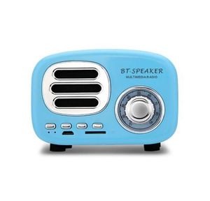 BT02 Bluetooth -luidspreker Luidsprekers Nieuwe retro innovatief Gift Wireless Cute Speaker Subwoofer CardInting Mobile Phone Speaker7446807