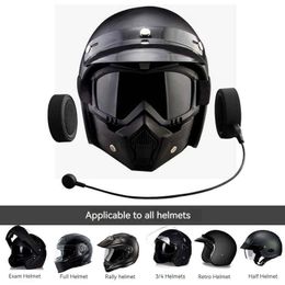 Bt17 capacete bluetooth 5.0 fone de ouvido sem fio handsfree estéreo fone de ouvido capacete da motocicleta alto-falante jogador