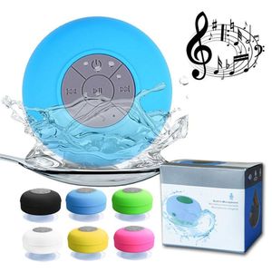 BTS-06 Mini haut-parleur Bluetooth Portable étanche sans fil mains libres haut-parleur ventouse pour douches salle de bain piscine voiture lecteur de musique Mp3 haut-parleur