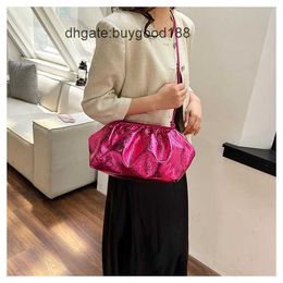 Bolsas de bolsas de bolso de diseñador de Vanata Btteca Candy Mini Jodie Bolsa de nubes plisas brillantes populares para mujeres Fashionable Un hombro Crossbody Bols