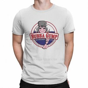 Bubba Gump Shrimp Co T-shirt décontracté Forrest Gump Tom Hanks Style Streetwear T-shirt décontracté Homme Tee Idée cadeau unique O7uZ #