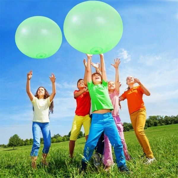 Bola de burbujas, juguete divertido, globo TPR lleno de agua para niños, adultos, bolas de aspersión al aire libre, juguetes inflables, decoraciones para fiestas, juegos de natación