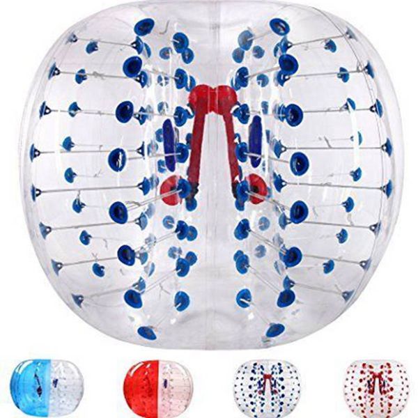 Bubble Ball Soccer Bumper Football Zorb Balls Cuerpo inflable Zorbing Bubble Suits 1.2m 1.5m 1.7m Envío gratis por FedEx