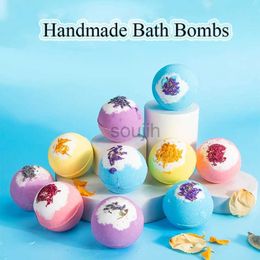 Burbuja de burbujas Aceite esencial de burbujas Bola Bombas Flores Flores Cuerpo de baño Bomba de spa Hidratizante Piel seca Bola de baño Relajante Regalo D240419