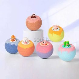 Bain à bulles à l'intérieur de baignoire à bulle surprise pétizes végétalien à huile essentielle spa 1pcs bombes de bain pour les enfants avec des jouets d240419