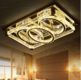 Bubble Column Crystal Lamp Kroonluchter Moderne minimalistische LED-plafondlamp Rechthoekige woonkamer Sfeer Slaapkamer Restaurant Lichten LLFA