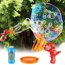 Bubbelpistool Bubble Machine Dinosaur Bubble Machine speelgoed Geschikt voor kinderen en peuters Bubble Gun Parts Geschenken Verjaardag 240410
