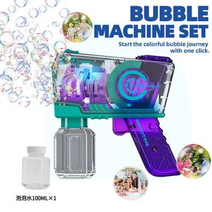 Bubbelpistool Toys Automatisch water Elektrische zeep Bubble Machine Maker Wedding Party Summer Outdoor Toys For Children Funny Gifts 240422
