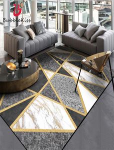 Bubble kus Europees stijl marmeren goudlijnpatroon tapijten voor woonkamer bank salontafel kleed woning decor slaapkamer vloer MAT3116426