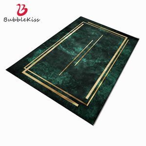 Bulle Baiser Nordique Vert Tapis Pour Salon Or De Luxe Tapis Chambre Personnalisé Tapis De Sol Décor À La Maison Délicat Bord 210626