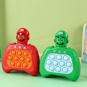 Máquina de burbujas juguetes para niños prensa de descompresión juego de música rompecabezas de juguetes grandes para niños al por mayor