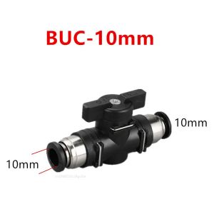 BUC HVFF AIR MAIN VALVE 4 mm 6 mm 8 mm 10 mm 12 mm PNUMATIQUE PUST EN CONNECTEUR JOINT RAPIDE Pour tourner le manuel de commutateur Contrôleur en plastique