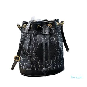 Bolso De Cubo Bolso De Hombro Bolsos Diagonales De Mujer Tela De Mezclilla Decoración De Letras Impresas Modelado Moda Longitud De Correa Ajustable Alta Capacidad