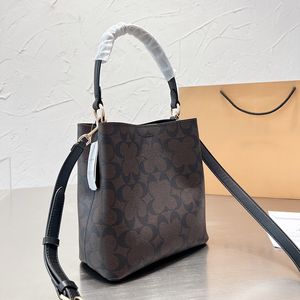 Designer tas handtassen emmer tassen vrouwen portemonnee luxe croosbody eenvoudige reisbakken lederen tassen