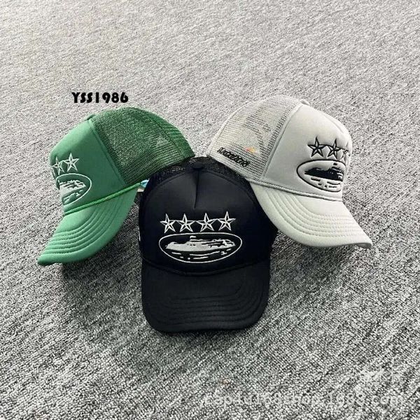 bucket hat Ball Caps 2023 Marque tendance Star Cruise Chapeau de camion d'été brodé pour hommes Respirant Mesh Baseball Vintage Trucker Hats