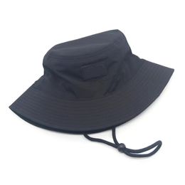 Sombrero de cubo Sombrero de diseñador Sombrero de secado rápido Cuerda de tracción a prueba de viento e impermeable Sombrero de pesca al aire libre de verano Sombrero de visera delgada y transpirable para hombres y mujeres