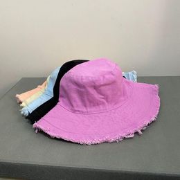 chapeau de seau chapeau de pêcheur double face personnalité féminine bassin à bord en fourrure polyvalent extérieur parasol pliable amoureux voyage
