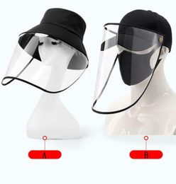 Chapeau de seau avec écran facial réglable, couverture complète du visage, masque de protection d'isolation, casquette de baseball, prévention des gouttelettes, produit de protection GH0692326109