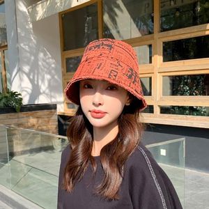 Emmer Hat Fisherman's Women Show Face Small Outdoor Basin Literatuur en Kunst Double-Sided Sun Protection Street Casual Covering Budet