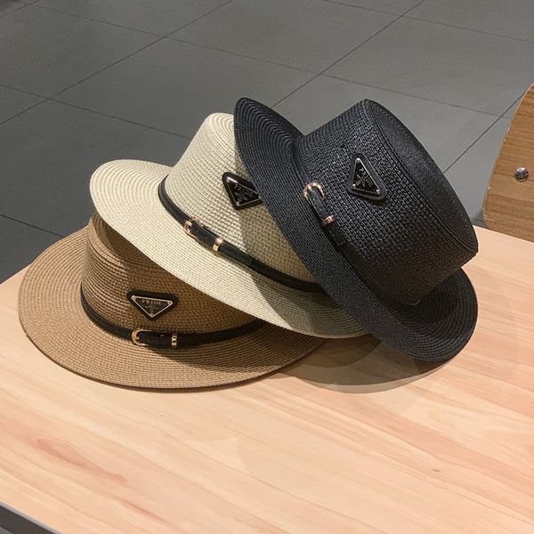 Chapeau de seau pour femmes nylon chapeau métal logo chapeaux noirs de mode Nouvelle mode Men de luxe Chatle printemps d'été de plage de plage de conception