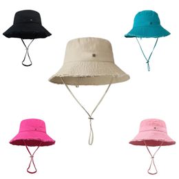 Bucket Hat le Bob Designer Caps Mujer Summer de alta calidad Color sólido Hats Sun Light Capacal Capacal Flat Versátil Outdoor Pink HG151 H4