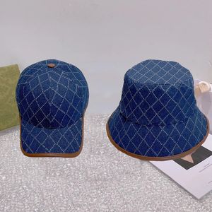 Sombrero de cubo con letras completas para hombre y mujer, gorra vaquera de diseñador, gorra de béisbol para primavera y verano, gorras de béisbol ajustables de cuero negro y azul