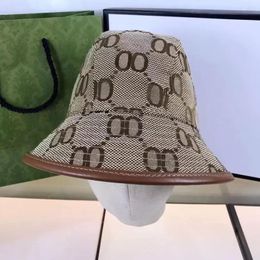 Chapeaux de seau Designer Hat de seau de seau de luxe Visor Soleil classique Classique à deux lettres Capuchis