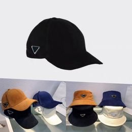 Chapeaux de seau pour hommes femmes casquettes de baseball chapeaux ajustés de luxe chapeau de rue de mode noir velours côtelé casquette décontracté à la mode Triangler Sunhats P 5