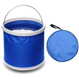 Cubos gruesos, portátil, multifuncional, cubo plegable, mochila para exteriores, Camping, senderismo, viaje, pesca, lavado, herramienta de limpieza 230802