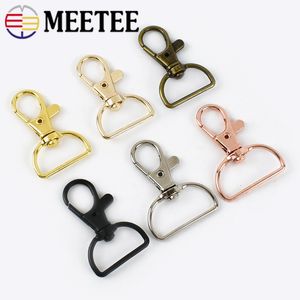 Buckles 1020Pcs 20mm25mm Metal Lobster Clasp Clip Snap Hook Swivel Trigger Carabiner Bag Buckles Handbags Strap Webbing Hang Buckle 230907