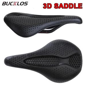 Bucklos 3d selles en carbone Mtb Bike siège de siège ultraright respirant creux de conception de bicycle selle 3D Impression de vélo de route Pièces 240507