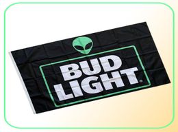 Bud Light Flag Black Alien Dilly Dilly Bud 3x5ft Banner 3039 x 5039 3039X5039 100D Polyéster Impresión digital con BRA3142423