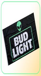 Bud Light Flag Black Alien Dilly Dilly Bud 3x5ft Banner 3039 x 5039 3039X5039 100D Polyester Impresión digital con BRA2811528