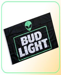 Bud Light Flag Black Alien Dilly Dilly Bud 3X5Ft Banner 3039 x 5039 3039x5039 Poliéster 100D Impresión digital con sujetador4211847