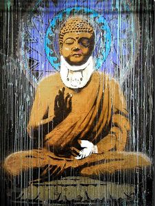 Peinture à l'huile de Bouddha sur toile Décor à la maison Headcrafts / HD Imprimer Mur Art Picture Personnalisation est acceptable 21062106