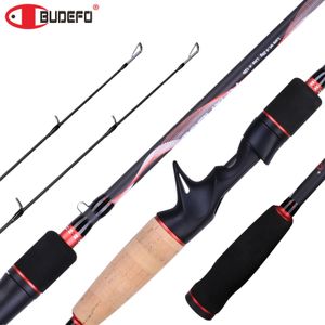 BUDEFO RAINBOW Spinning Casting Hengel 1681982122824m 30TCarbon Reizen Tow Tips Baitcasting Lokken 435g MLMMH 240119