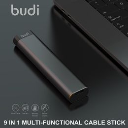 Budi multifunctionele slimme adapterkaart opslaggegevens 6 multi-kabel kabel sim geheugentypen USB kabelkaartlezer box tf kit S3S6