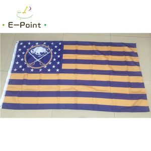 Buffalo Sabres 3ft x 5ft (90cm * 150cm) Bannière de drapeau de polyester America