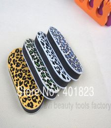 Tampon lime à ongles 20 PCSLOT imprimé léopard tampon brillance lime pour nail art soins des ongles kits de manucure BF025015925963