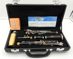 Buffet Crampon Blackwood Clarinet E13 Modèle BB Clarinettes Bakelite 17 Clées Instruments de musique avec porte-parole Reeds4234591