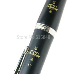 BUFFET E11 Nuevo clarinete Bb de 17 teclas, clarinete de tubo negro de ébano de baquelita de alta calidad, instrumentos musicales con estuche 3376535