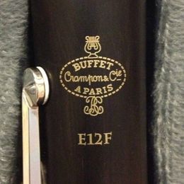 Buffet E12F Modèle Crampon Clarinette Professionnelle Sib Clarinettes Bakélite 17 Touches Instruments de Musique avec étui Bec Anches