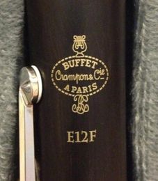 Buffet E12F Model Krampon Clarinet Professional BB Clarinets Bakelite 17 Keys Muziekinstrumenten met Case Mondstuk Reeds2379421