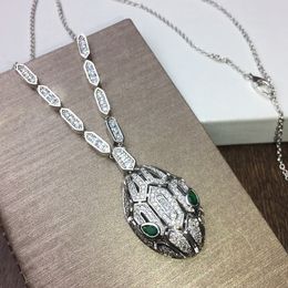 BUGARL snake sieraden set kettingen met diamanten 18K vergulde TOP kwaliteit ketting luxe designer officiële reproducties cadeau voor vriendin