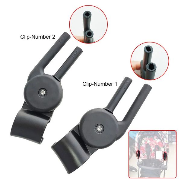 Clip de support de support de manche en buggy Cybex Priam 3 4 Mios 23 Sunshade Backle Collle Clasp Cadre Cadre Bar Fixation Blamp Remplacez la pièce 240508