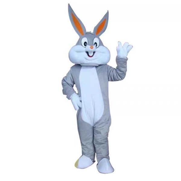 Figura de acción de dibujos animados de Bugs Bunny, disfraz de conejito para adulto, disfraz de muñeca, disfraz de mascota, envío de folletos, ropa de espectáculo