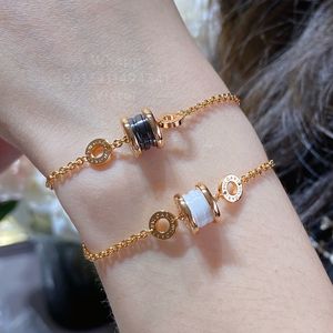 BUIGARI pulsera tobillera circular de diseñador para mujer Pulsera Chapado en oro 18K T0P calidad estilo clásico moda Nunca se desvanece regalo de aniversario 044