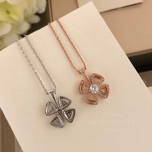 Buigari Flower Designer ketting voor vrouw diamant goud vergulde 18K hoogste aanrechtskwaliteit mode luxe cadeau voor vriendin 010