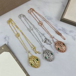 Boegari Snake hanger Designer ketting voor vrouw diamant edelsteen hoogste aanrechtkwaliteit klassieke stijl luxe cadeau voor vriendin 007